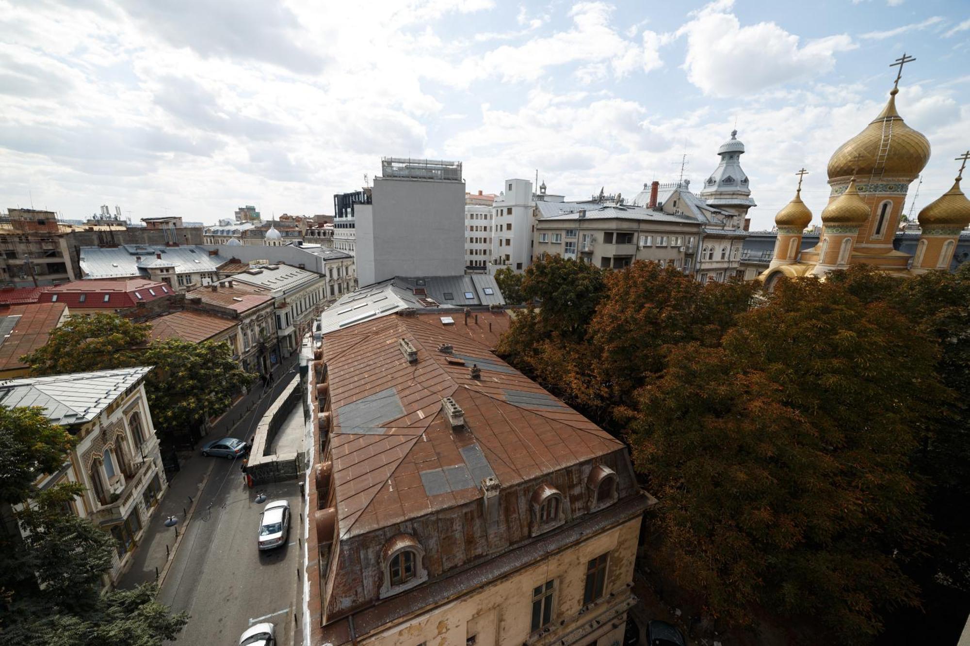 Rooftop Apartment Street Doamnei 부쿠레슈티 외부 사진