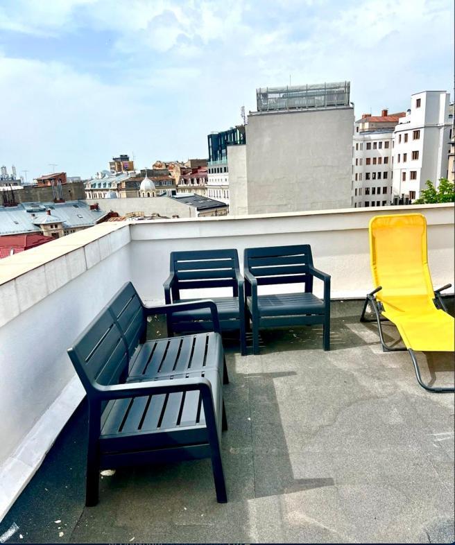 Rooftop Apartment Street Doamnei 부쿠레슈티 외부 사진