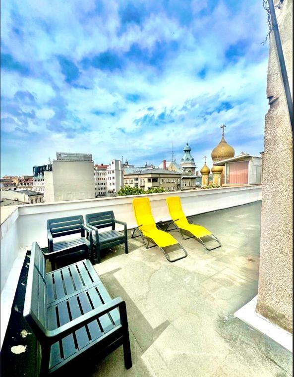 Rooftop Apartment Street Doamnei 부쿠레슈티 외부 사진